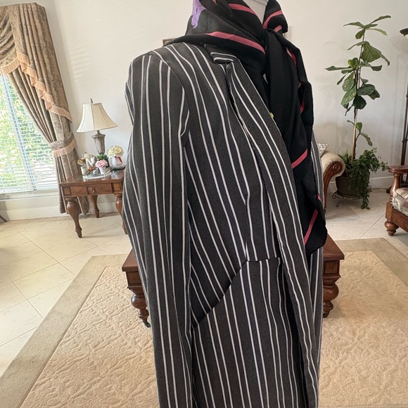 BCBGeneration Black and White Striped Blazer